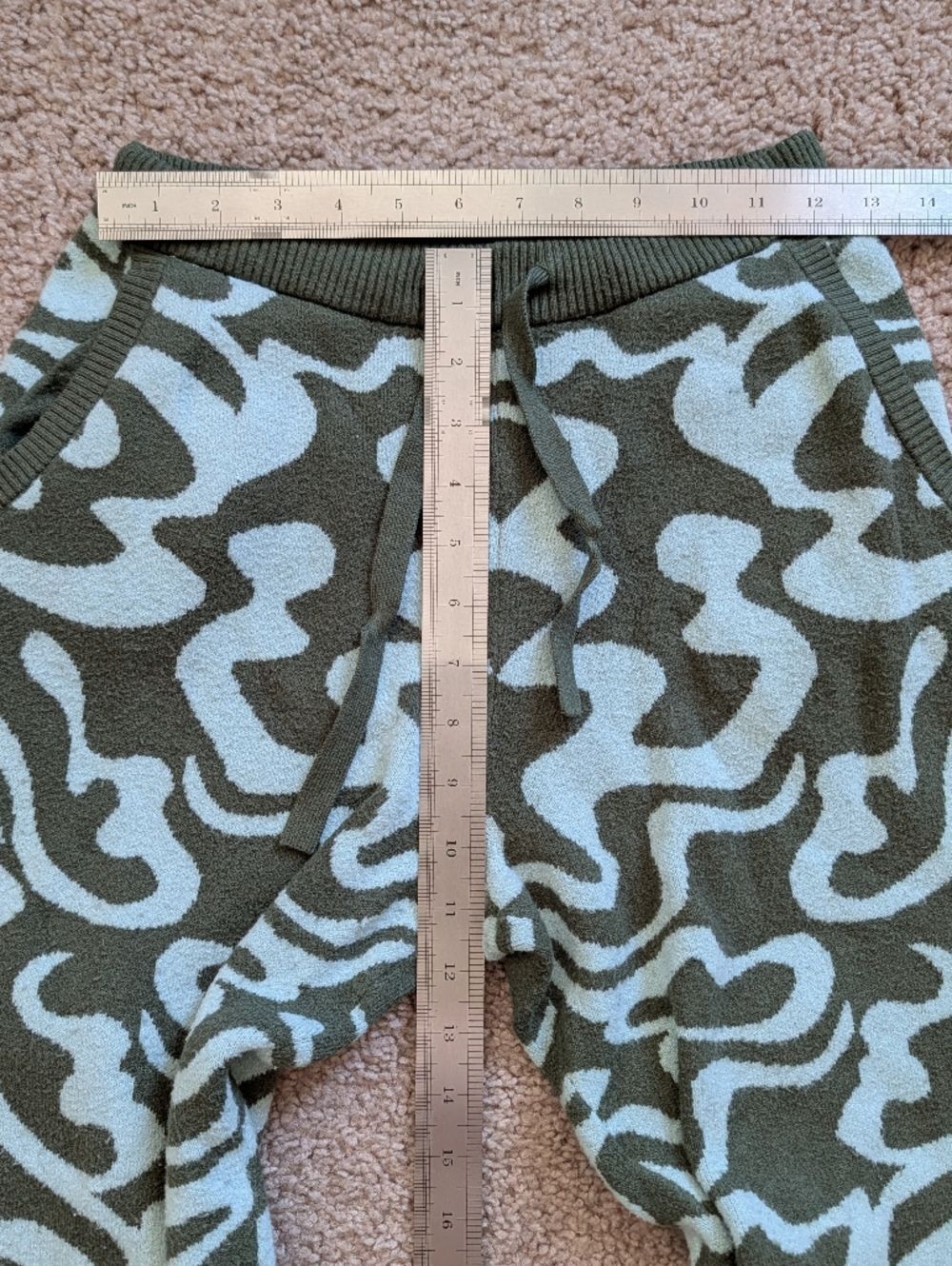 Savage Fenty Unisex Green Minty Blue Love Dizzy Lit Leisure Knit Joggers Size XS - Picture 10 of 13